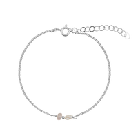Elemental armband - Rozenkwarts | Verguld en zilver